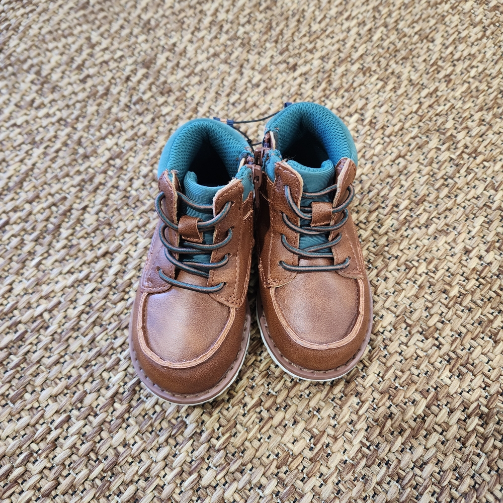 Dr. Scholl's Brown and Teal Kids Boots